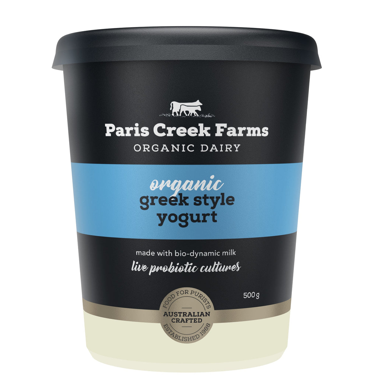 Paris Creek Farms Organic Greek Style Yoghurt 500g
