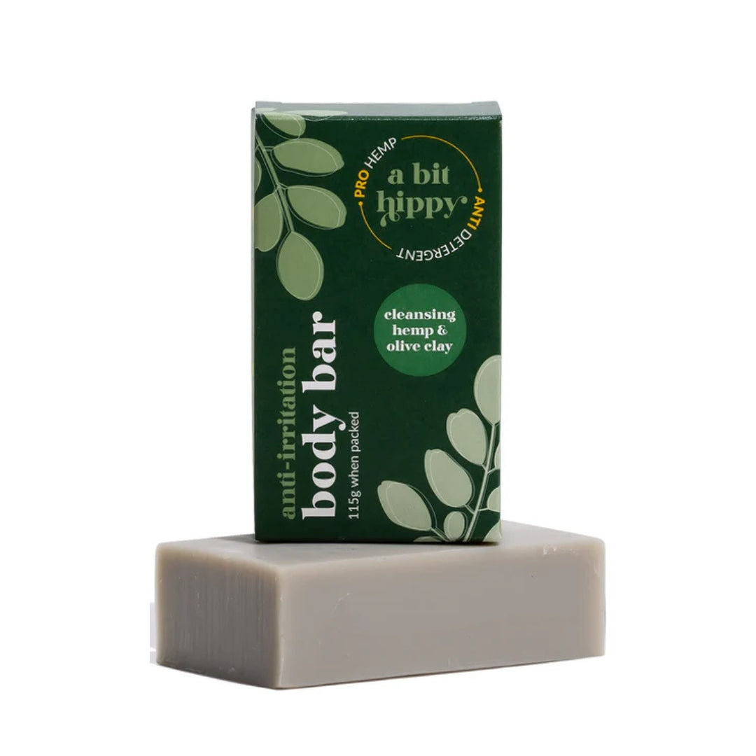 A Bit Hippy Cleansing Hemp & Olive Body Bar 115g