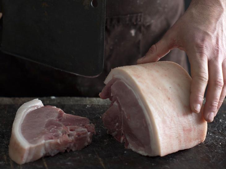 Feather and Bone pastured pork loin chops