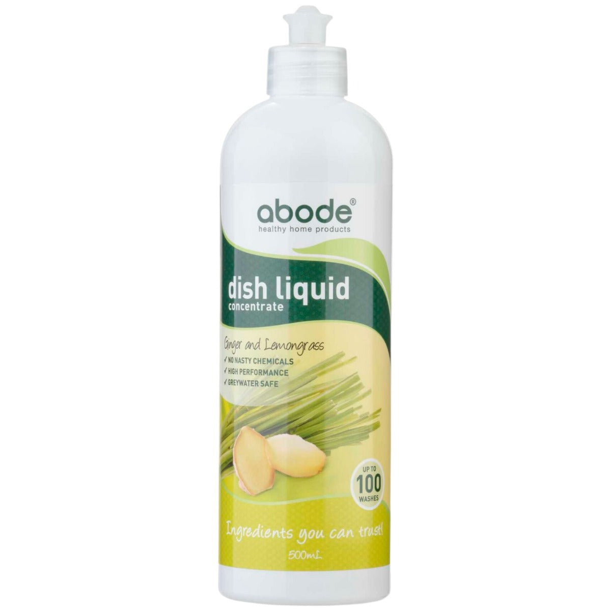 Abode Dish Liquid Ginger & Lemongrass 500ml