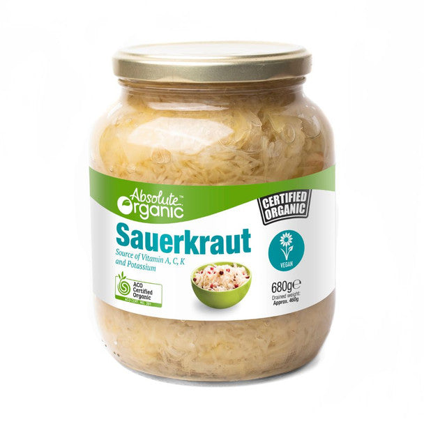 Absolute Organic Sauerkraut 680g