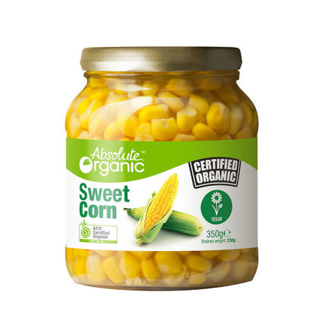Absolute Organic Sweet Corn 350g