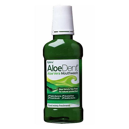 Aloe Dent Mouthwash Alcohol Free Aloe Vera & Tea Tree 250ml