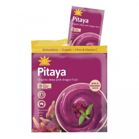 Amazonia Pitaya Dragon Fruit Smoothie 4X100g