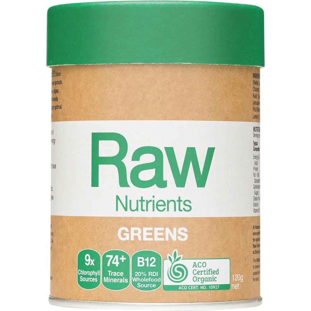 Amazonia Raw NutrieGreeMint & Vanilla Flavour 120g