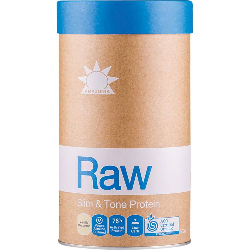 Amazonia Raw Slim & Tone Protein Vanilla & Cinnamon 500g