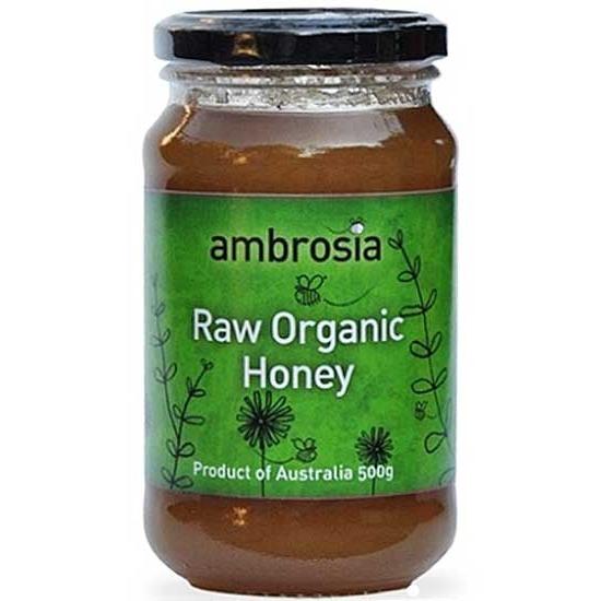 Ambrosia Raw Organic Honey 500g