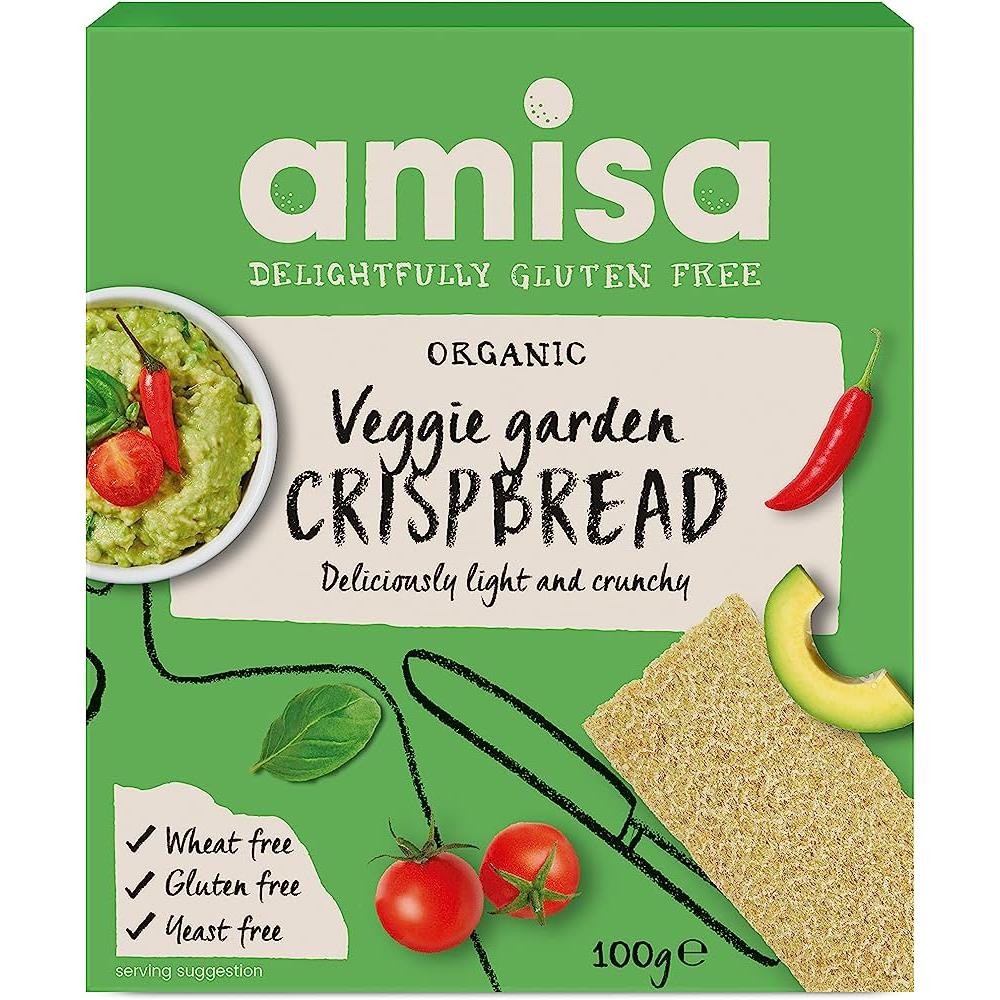 Amisa Veggie Garden Crispbread 100g