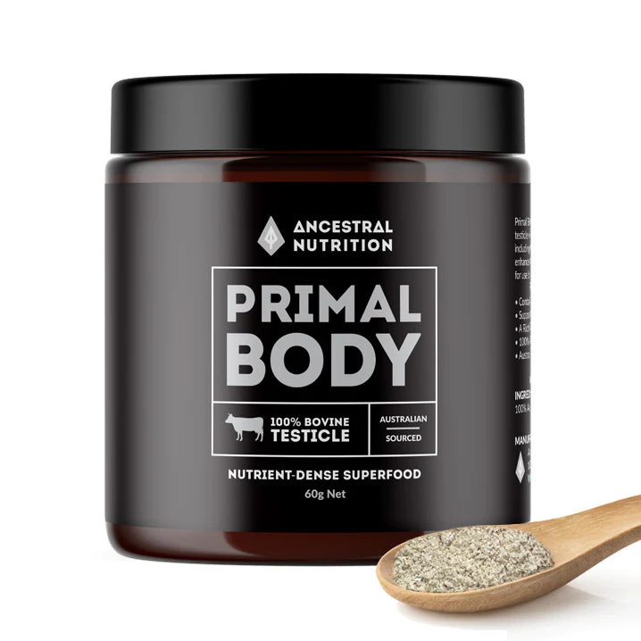 Ancestral Nutrition Primal Body - Grass Fed Bovine Testicle Powder 60g