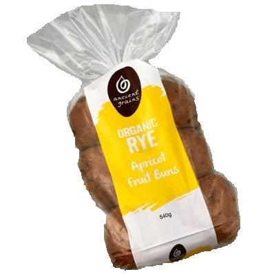 Ancient Grains Rye Apricot Hot Cross Buns 540g