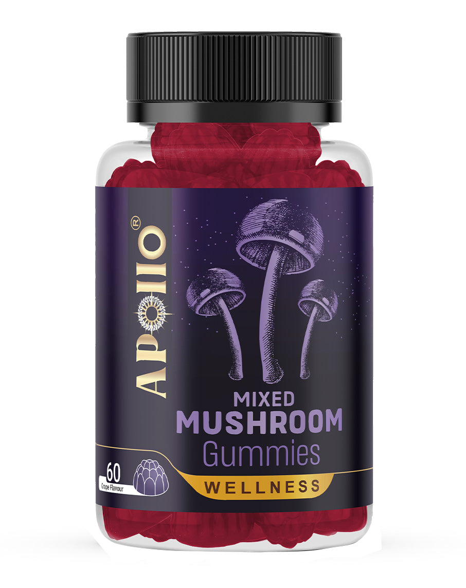 Apollo Nutraceuticals Mixed Mushroom Gummies 60 Pack