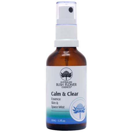 Australian Bush Flower Essences Calm & Clear Essence Skin & Space Mist 50ml