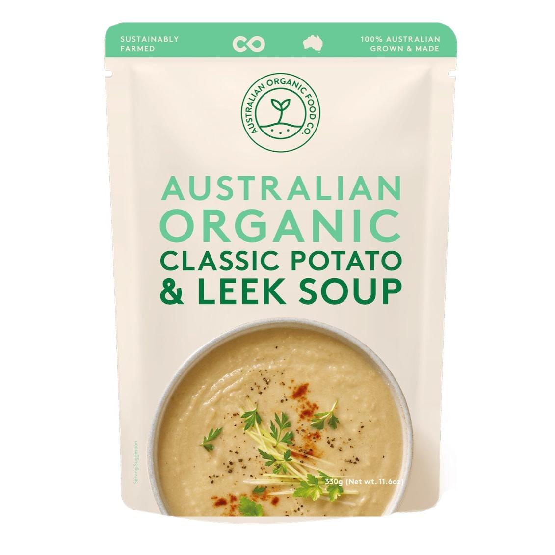 Australian Organic Food Co Classic Potato & Leek Soup 330g