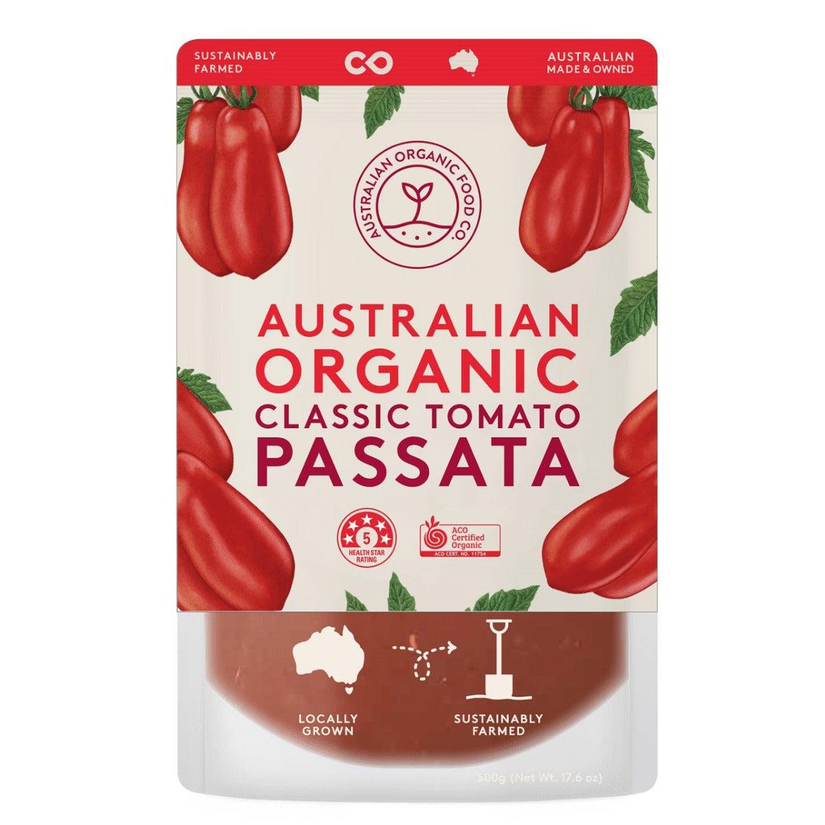 Australian Organic Food Co Classic Tomato Passata 500g