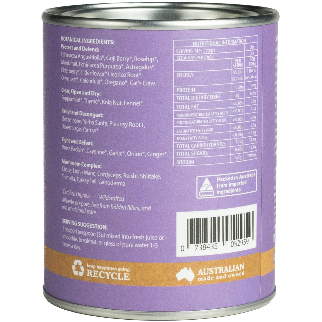 Eden Healthfoods Immunity Shield 100g