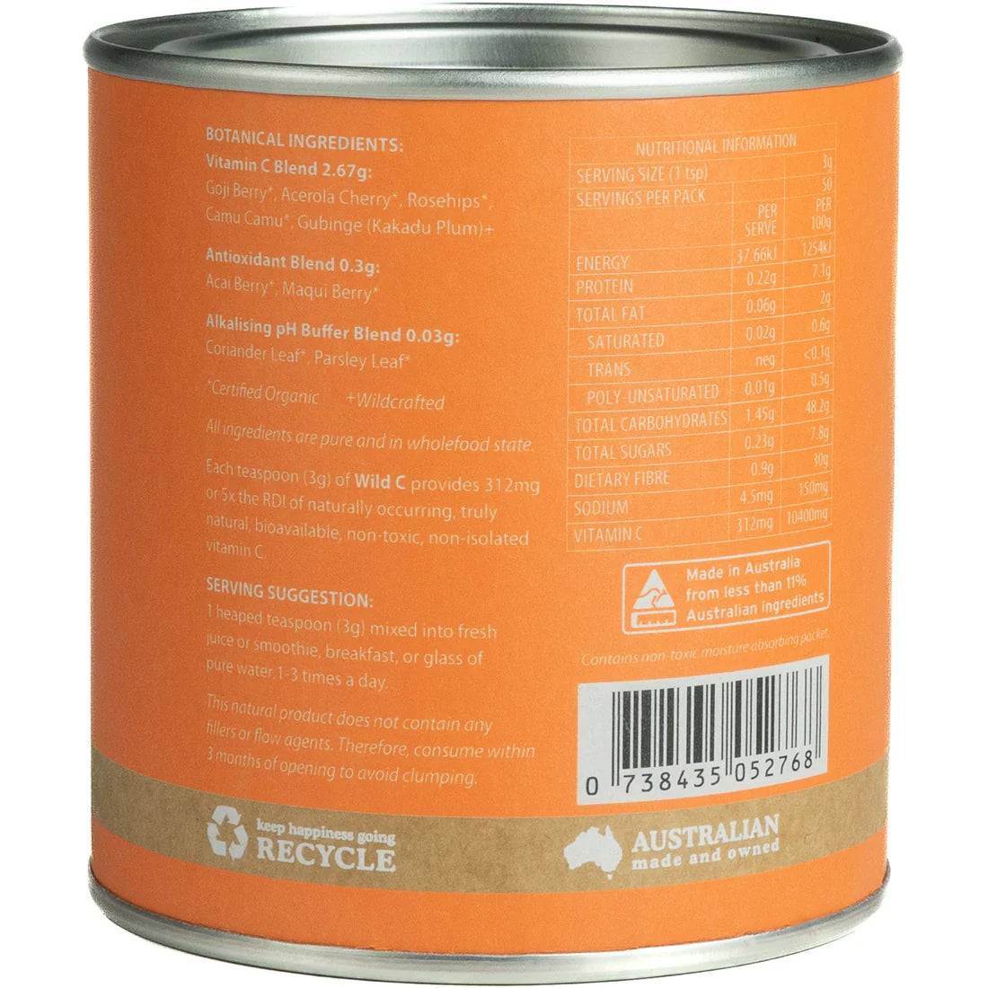 Eden Healthfoods Wild C 150g