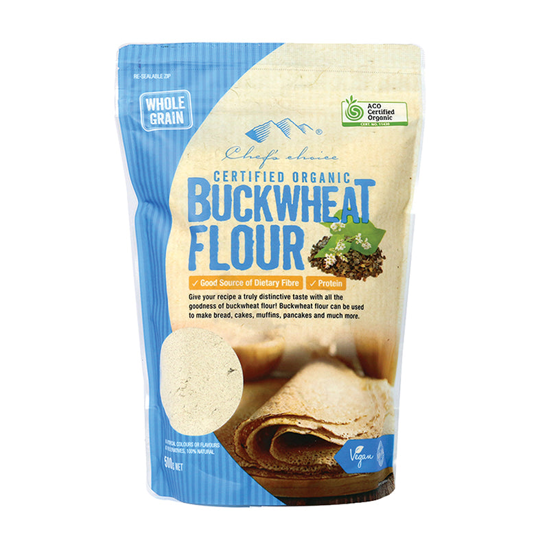 Chef's Choice Certified Organic Buckwheat Flour 500g
