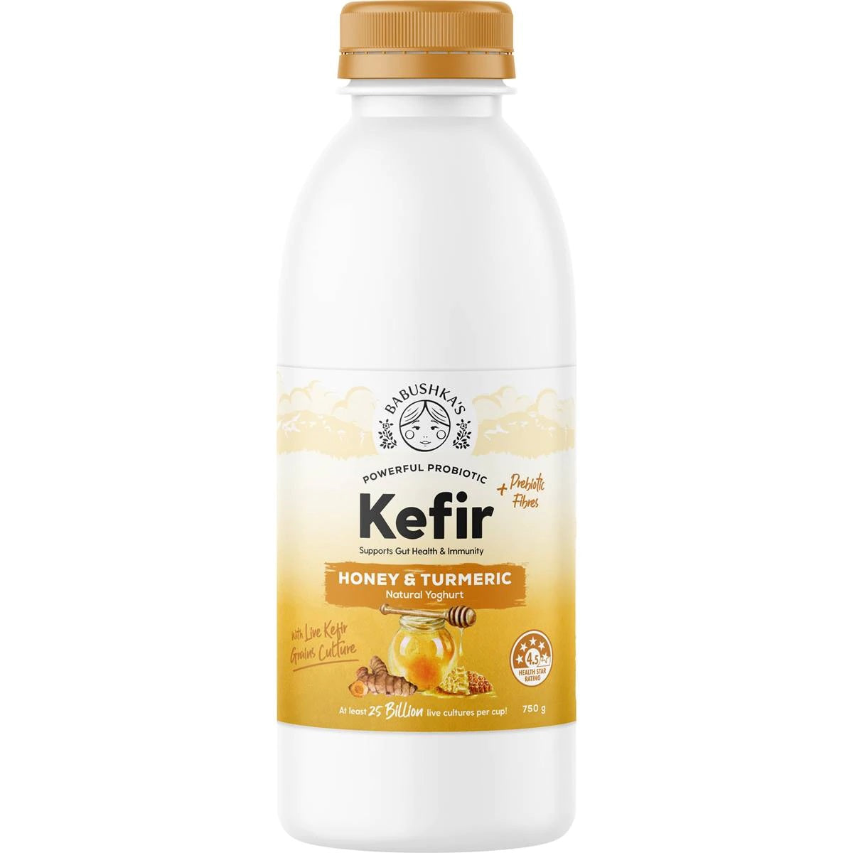 Babushka's Kefir Honey Turmeric 750g