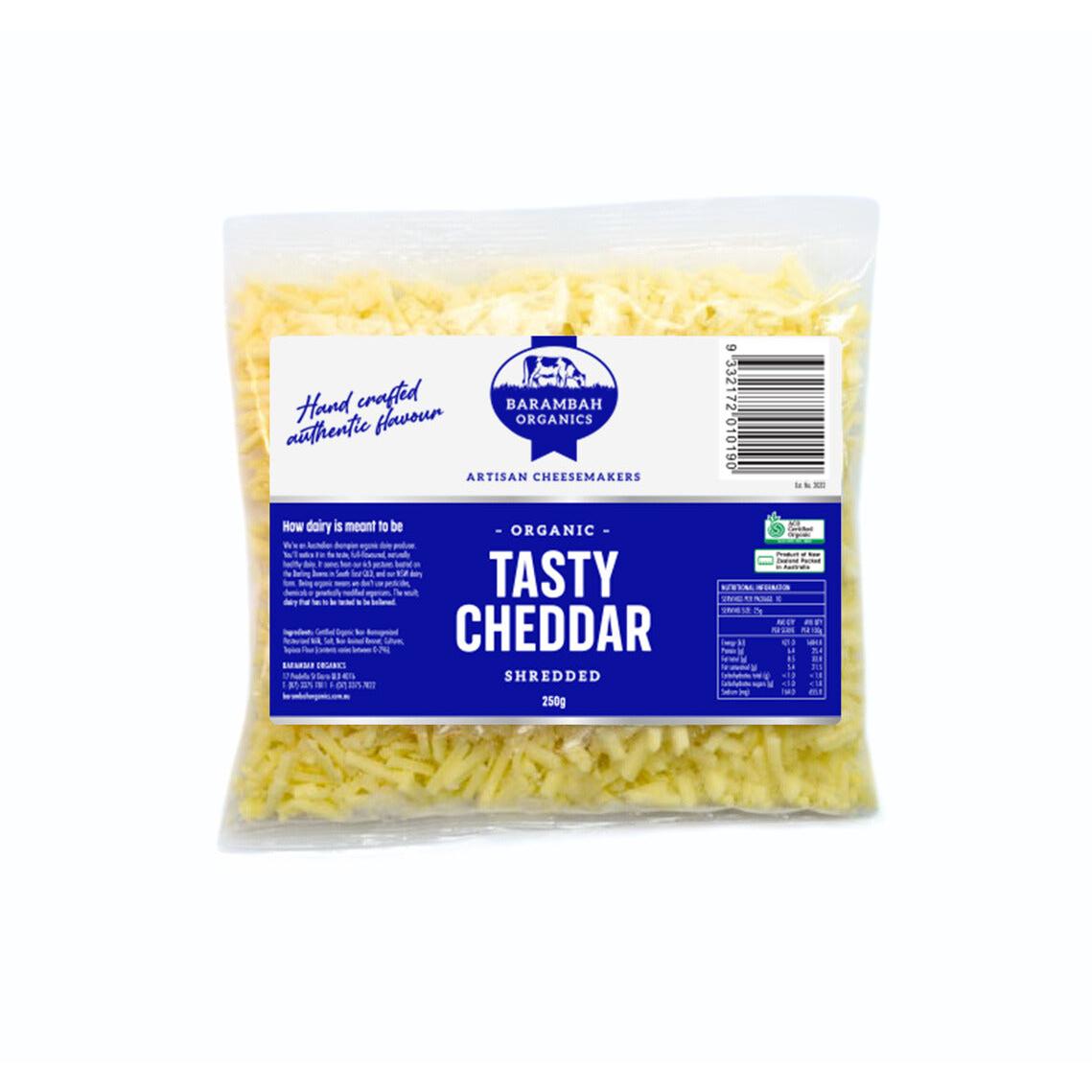 Barambah Shredded Cheddar 250g