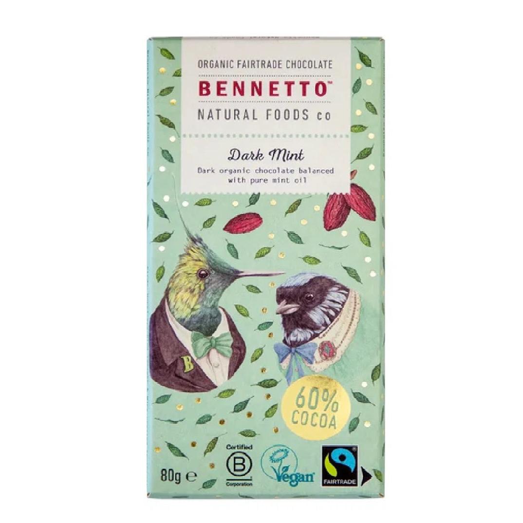 Bennetto Dark Choc Mint 80g