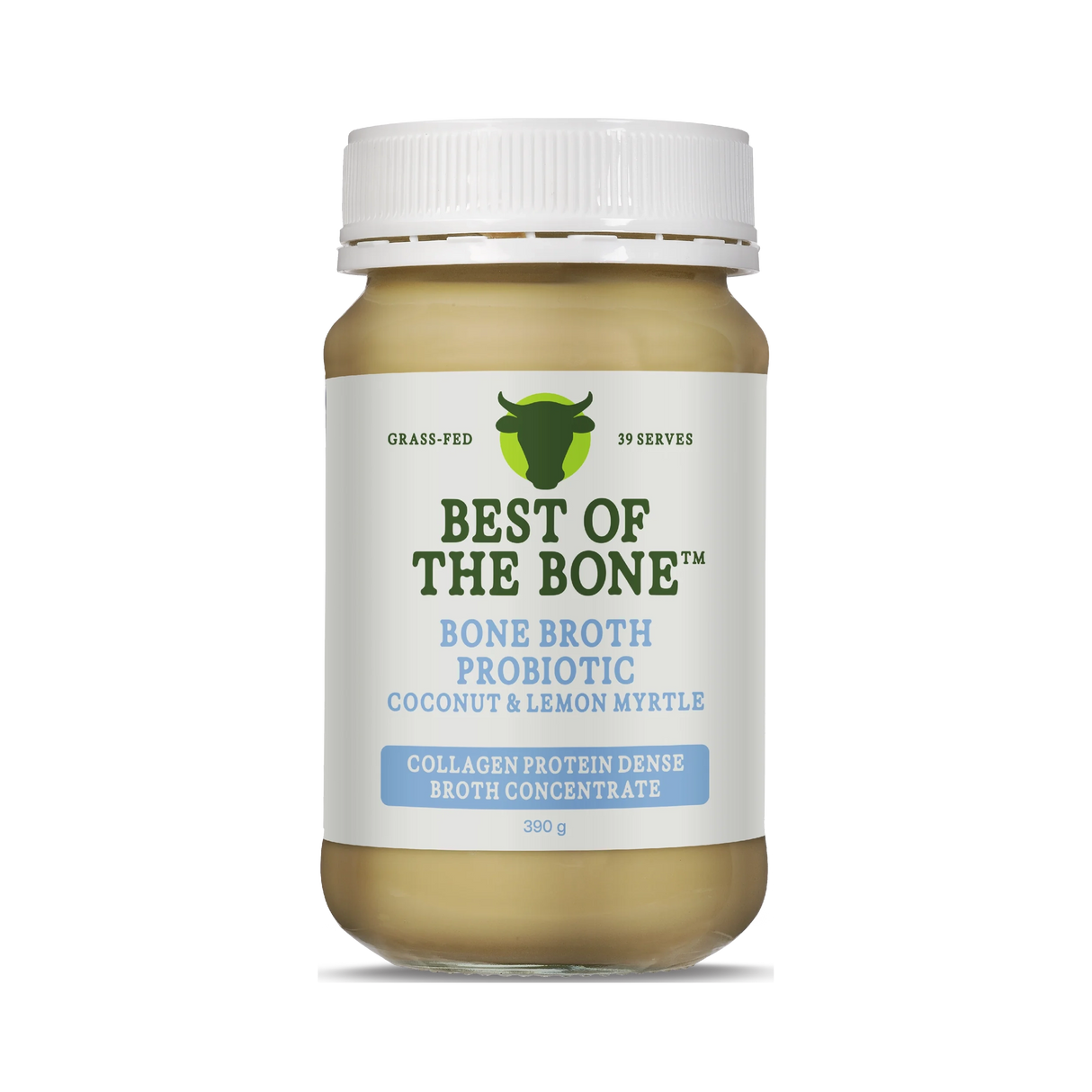 Best of the Bone Broth Concentrate Probiotic Coconut & Lemon Myrtle 390g