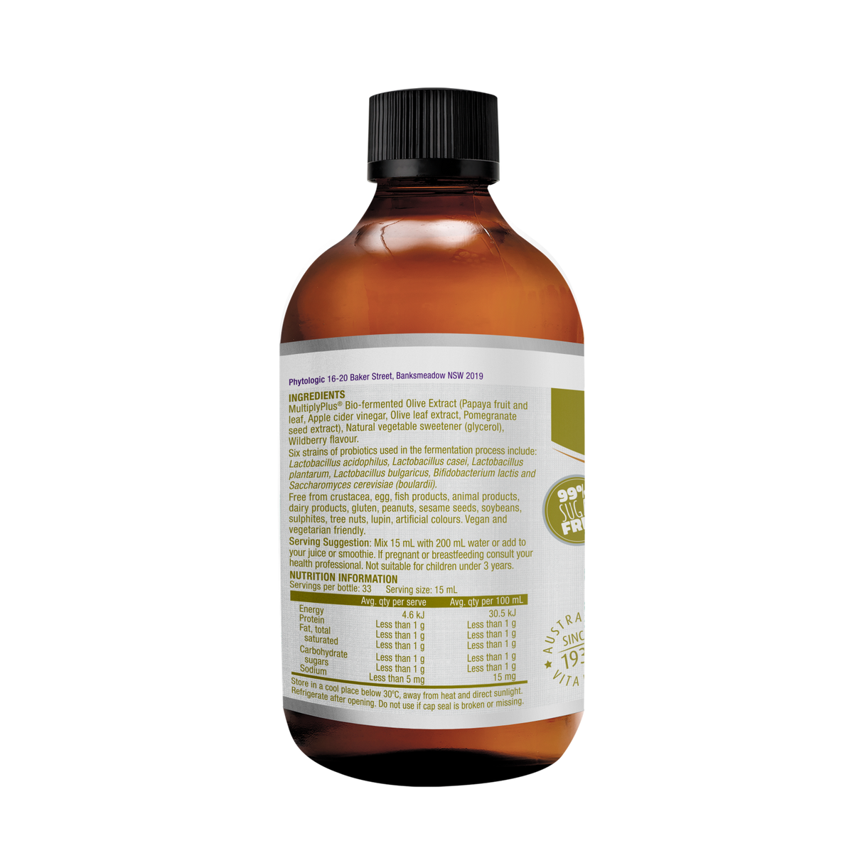 Henryblooms Bio-Fermented Olive Leaf Extract 500 mL