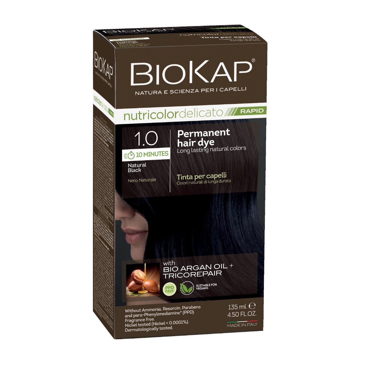 Biokap Hair Natural Black 1.0 135ml