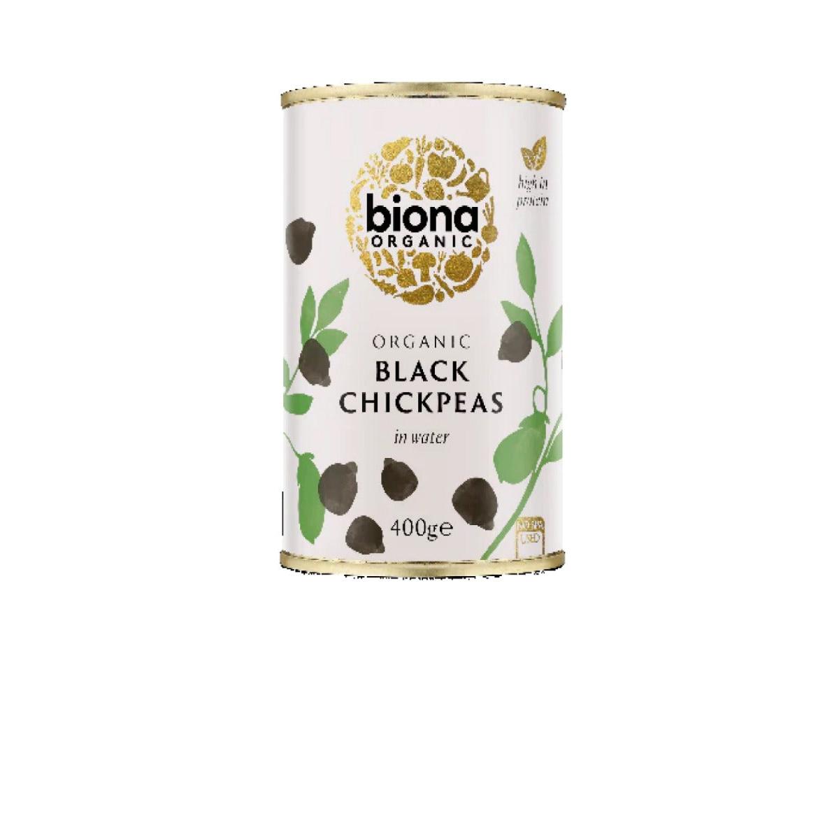 Biona Black Chickpeas 400g