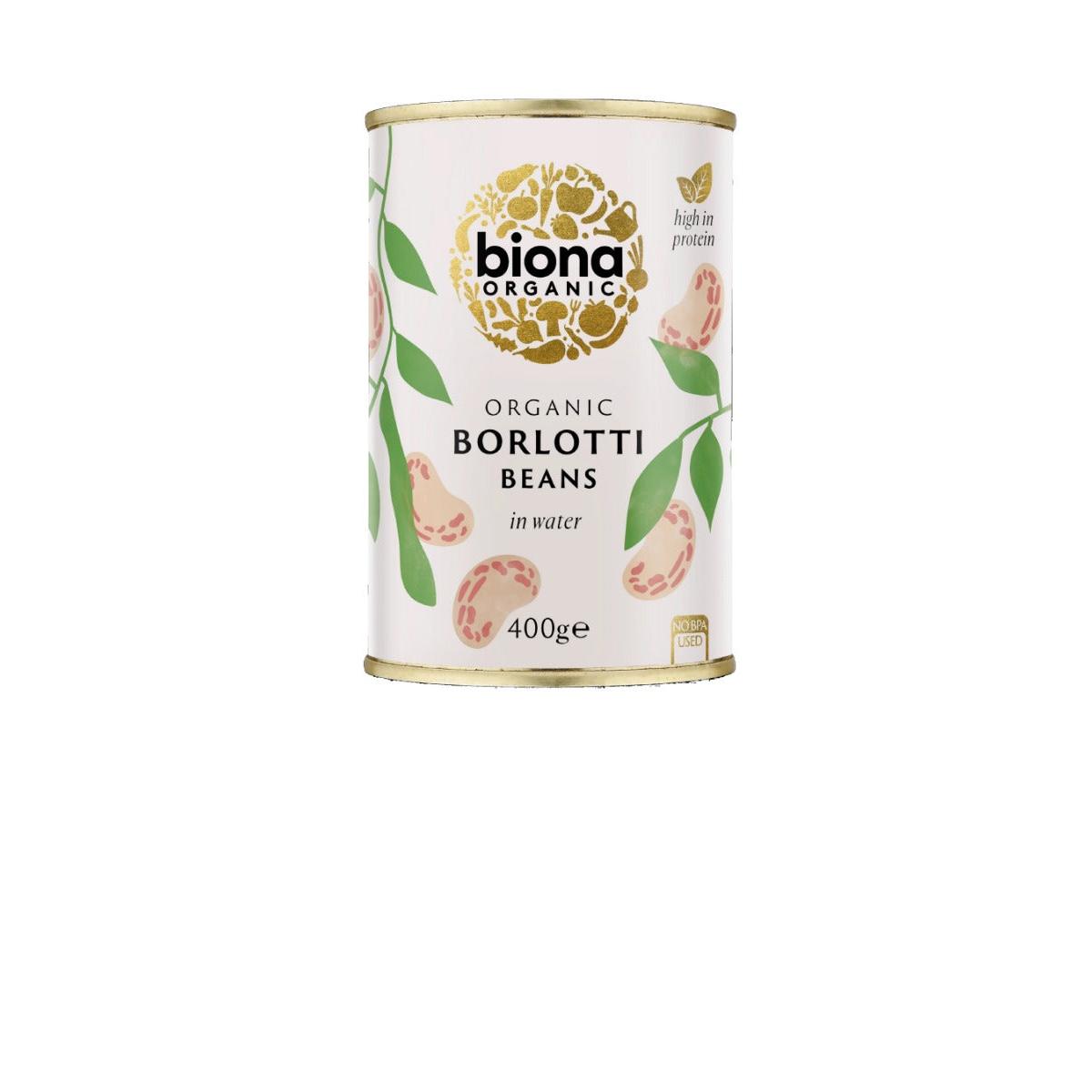 Biona Borlotti Beans 400g