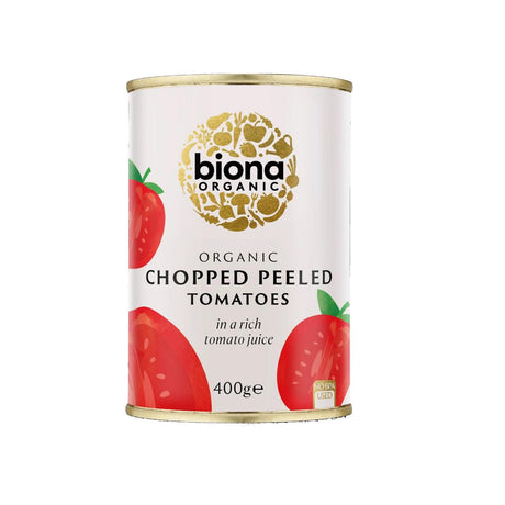 Biona Chop Peel Tomato 400g