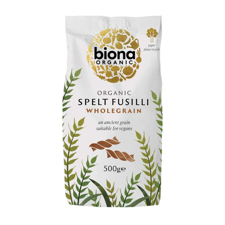 Biona Spelt Fusilli Wholegrain 500g