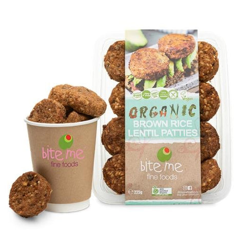 Bite Me Brown Rice Lentil Patties 225g
