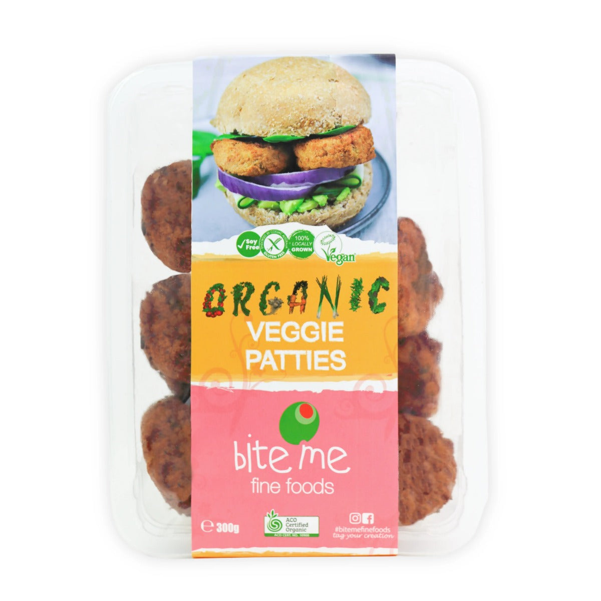 Bite Me Vegetable Patties 300g