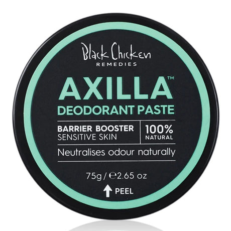 Black Chicken Remedies Axilla Natural Deodorant Paste Barrier Booster 75g