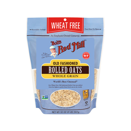 Bobs Red Mill Rolled Oats Pure Wheat Free 907g