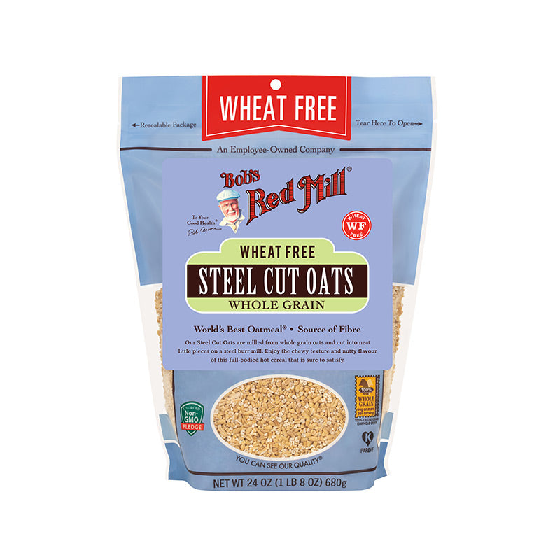 Bobs Red Mill Steel Cut Oats Pure Wheat Free 680g