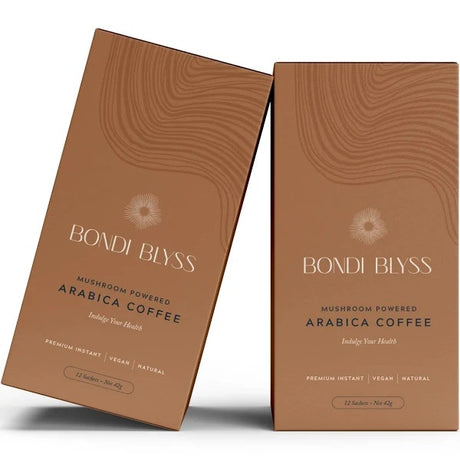 Bondi Blyss Mushroom Arabica Coffee 12 Sachet