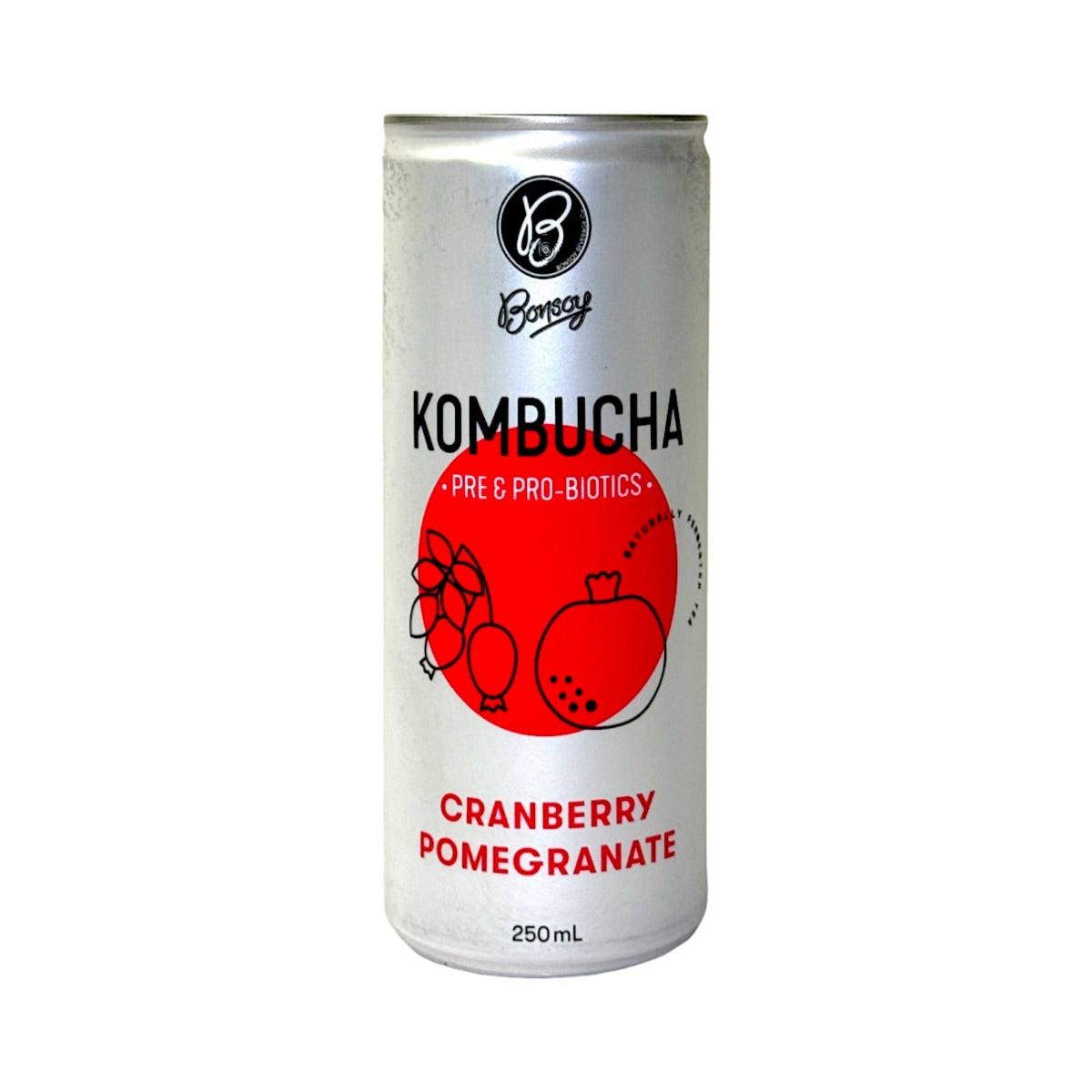 Bonsoy Kombucha Cran Pome 250ml