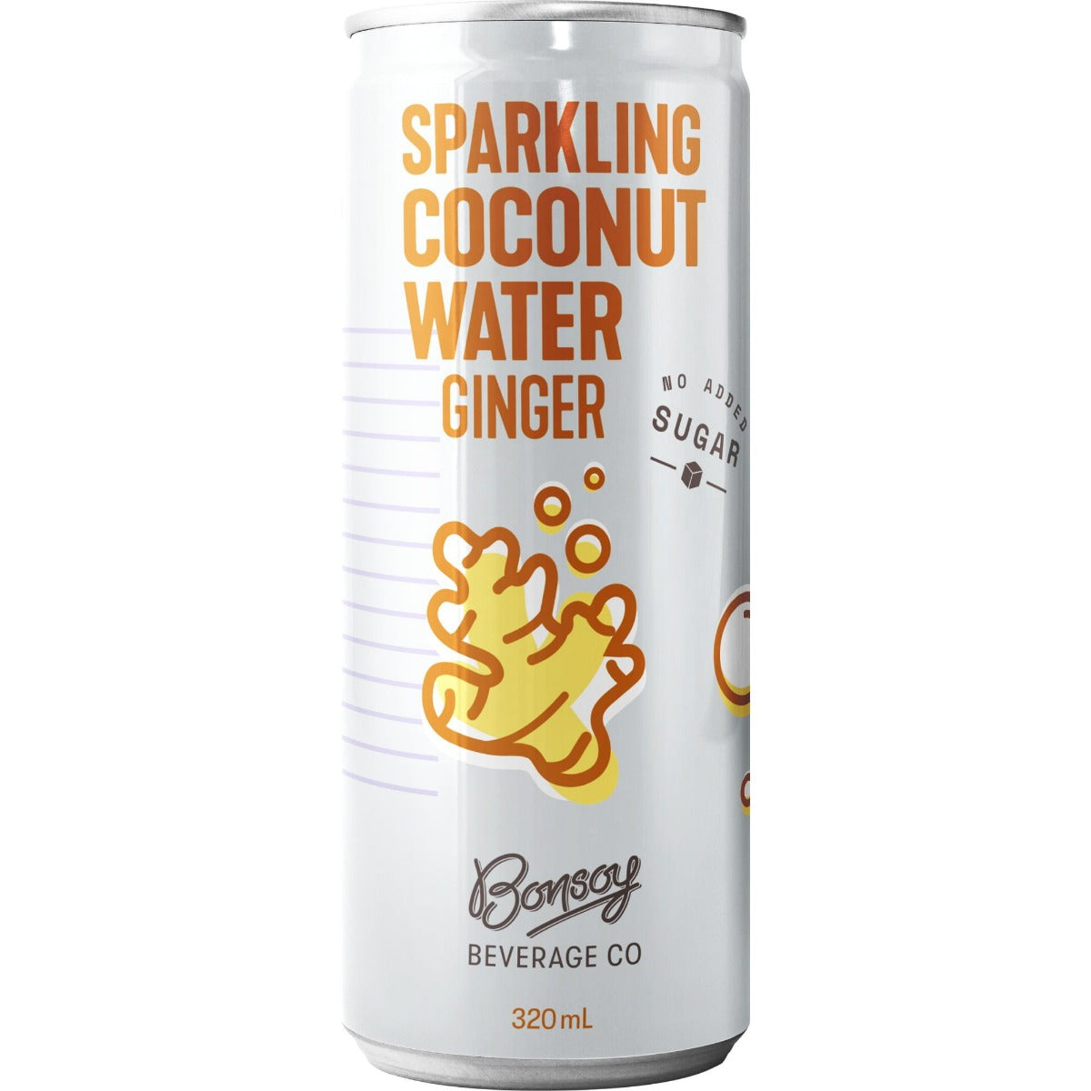 Bonsoy Sparkling Coconut Ginger 320ml