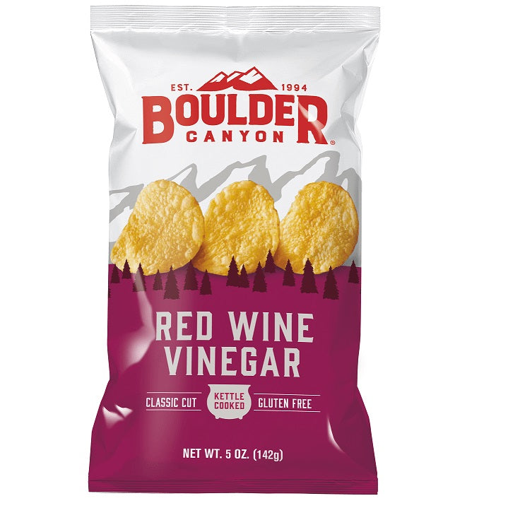 Boulder Canyon Red Wine Vinegar Chips 142g