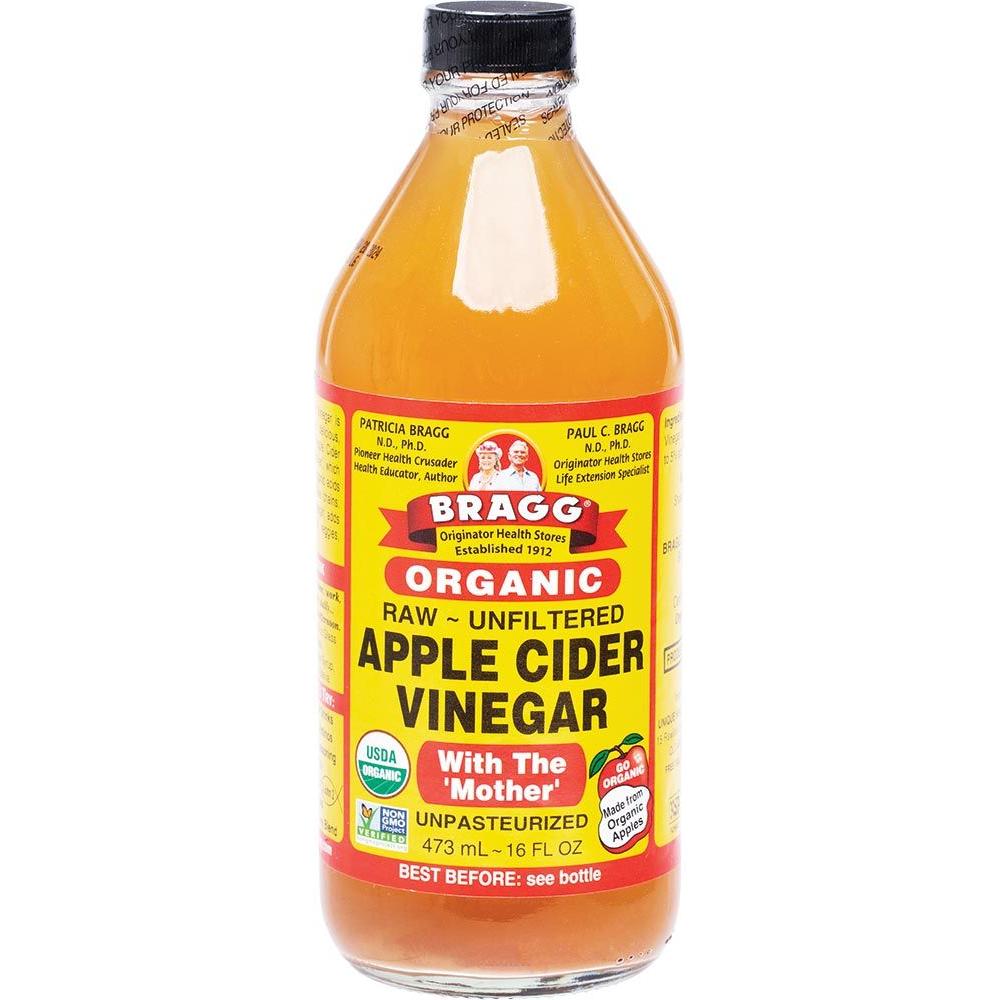 Bragg Apple Cider Vinegar Unfiltered & Contains The Mother 473ml