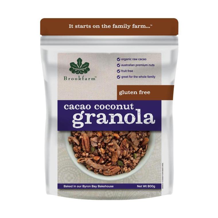Brookfarm GF Granola Cacao Coconut 800g