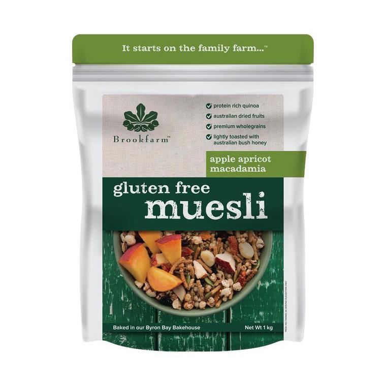 Brookfarm Gf Muesli Apricot 1Kg