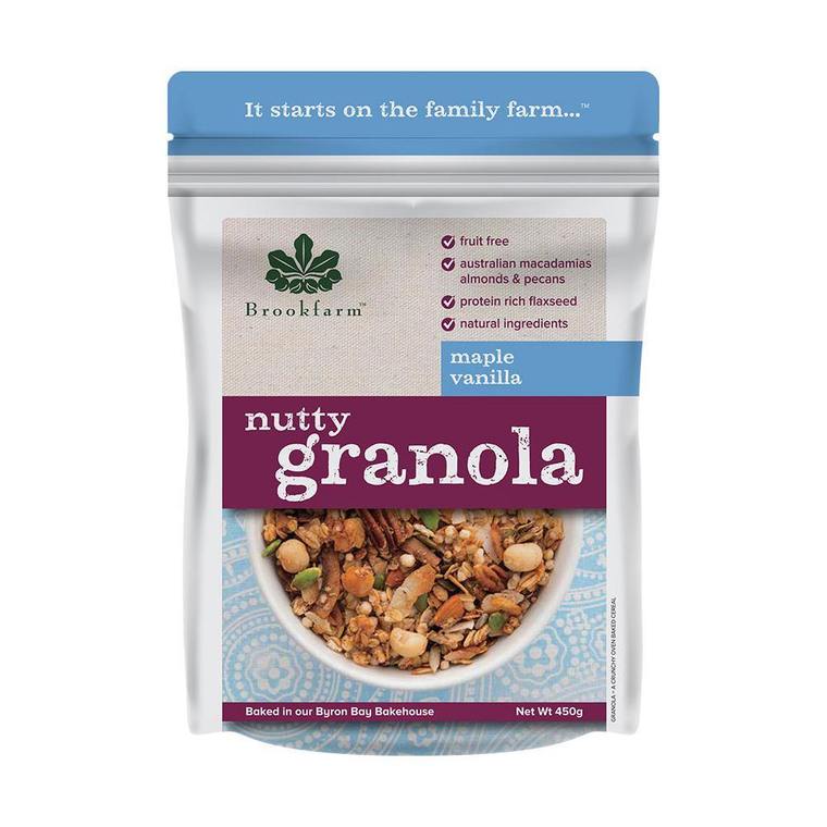 Brookfarm Granola Maple Vanilla 450g
