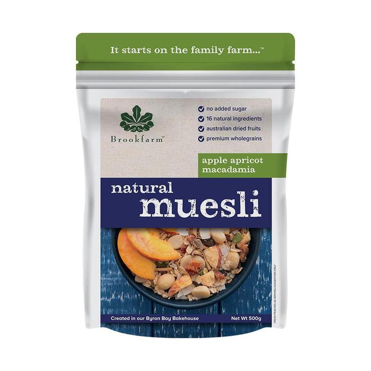 Brookfarm Natural Muesli Apricot 500g