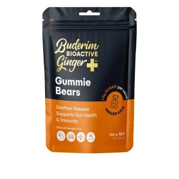 Buderim Ginger Buderim Ginger BioActive Ginger+ Gummie Bears 150g