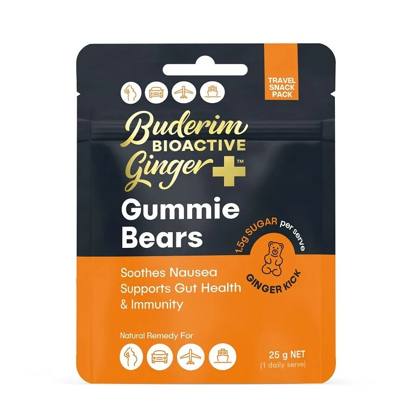 Buderim Ginger Buderim Ginger BioActive Ginger+ Gummie Bears 25g