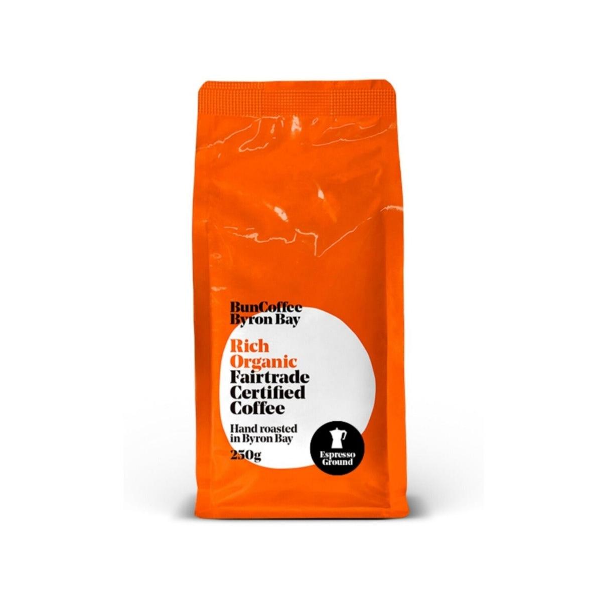 Bun Coffee Byron Bay Rish Espresso 250g
