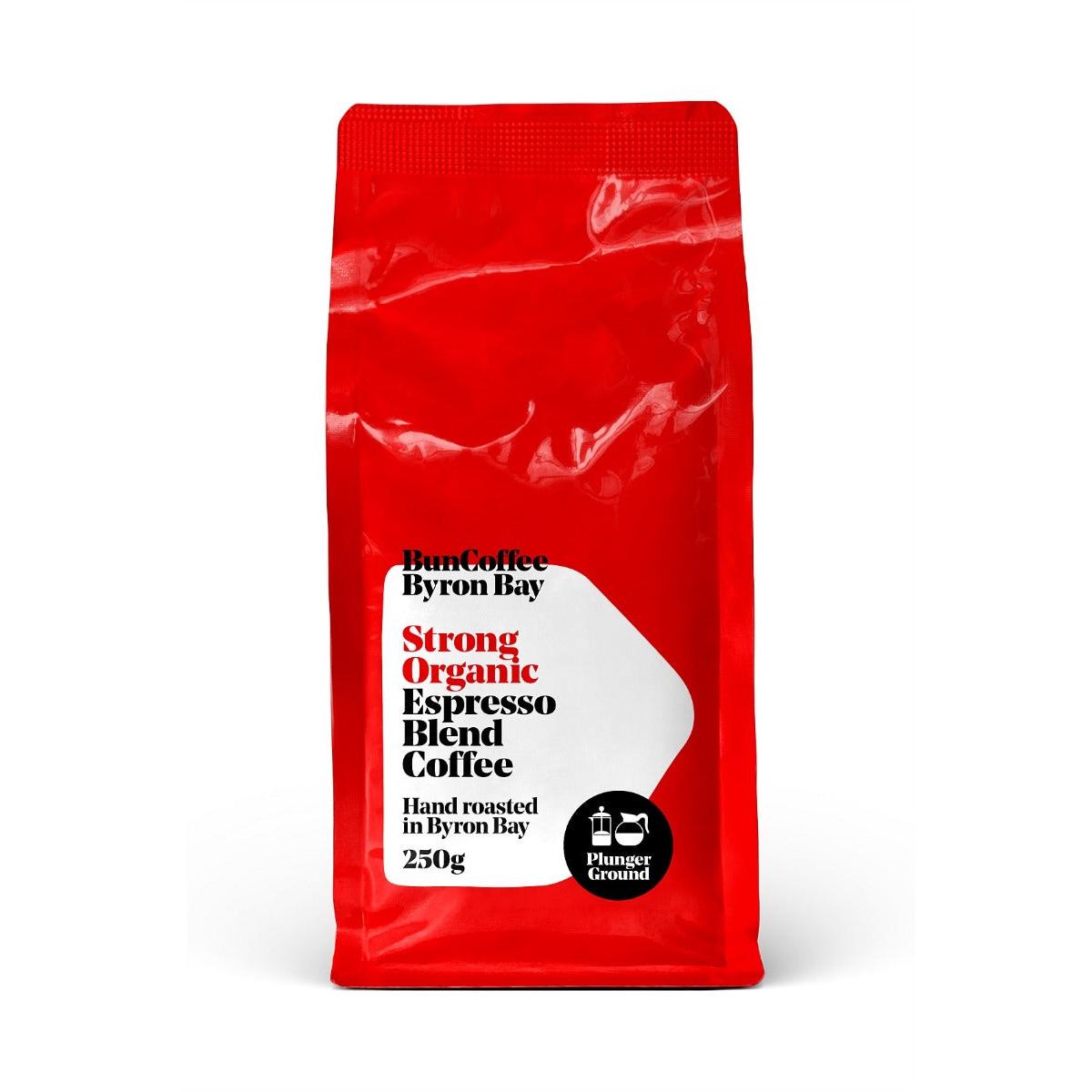Bun Coffee Byron Bay Strong Espresso Plunger 250g