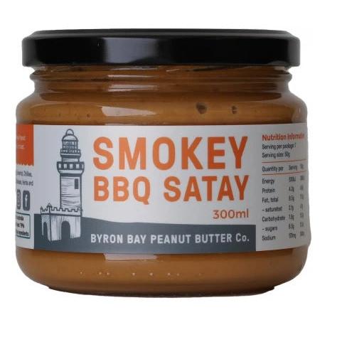 Byron Bay Peanut Byron Co Peanut Smokey BBQ Satay 300g